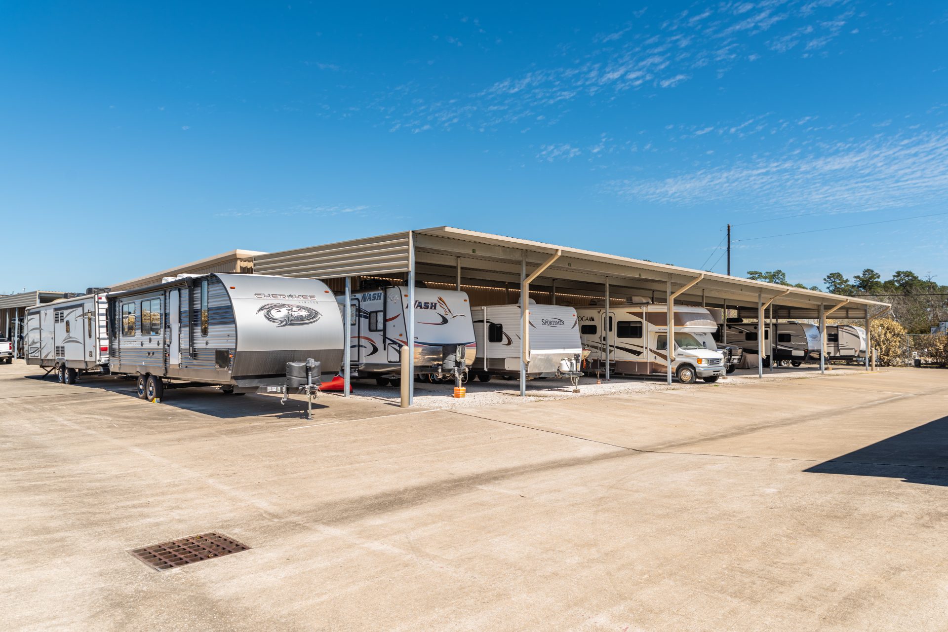 rv and boat storage